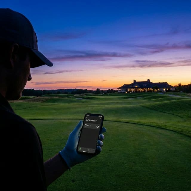 Modern Golf Scorecard
